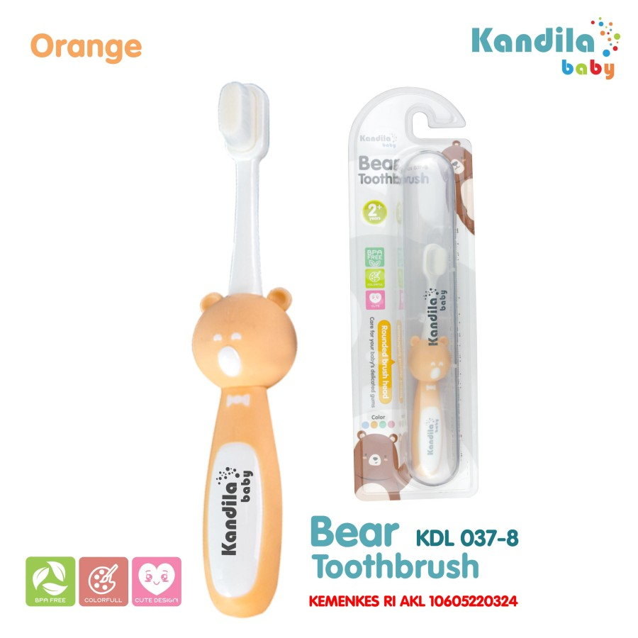 Sikat Gigi Bayi Anak Kandila Baby Bear Toothbrush / KDL 037-8