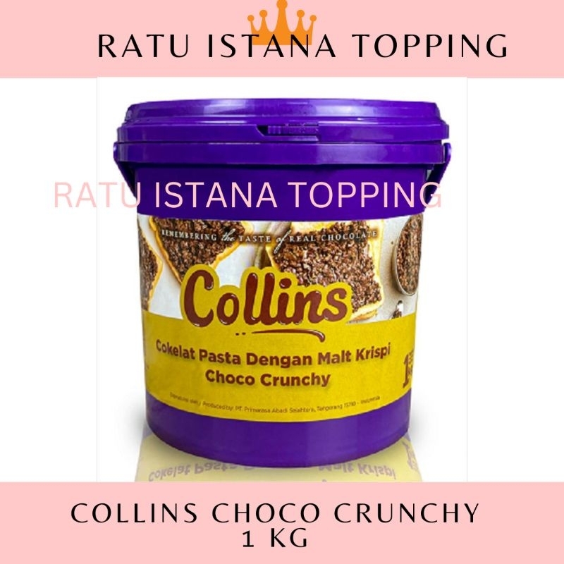 

NG COLLINS CHOCO CRUNCHY 1 KG PASTA COKLAT CRISPY MALT