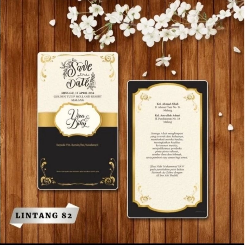 LINTANG 82 blangko Undangan Nikah Pernikahan