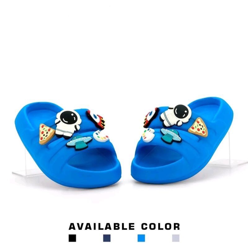 New oricon Sandal anak laki-laki terbaru Sandal anak motif astronot kekinian