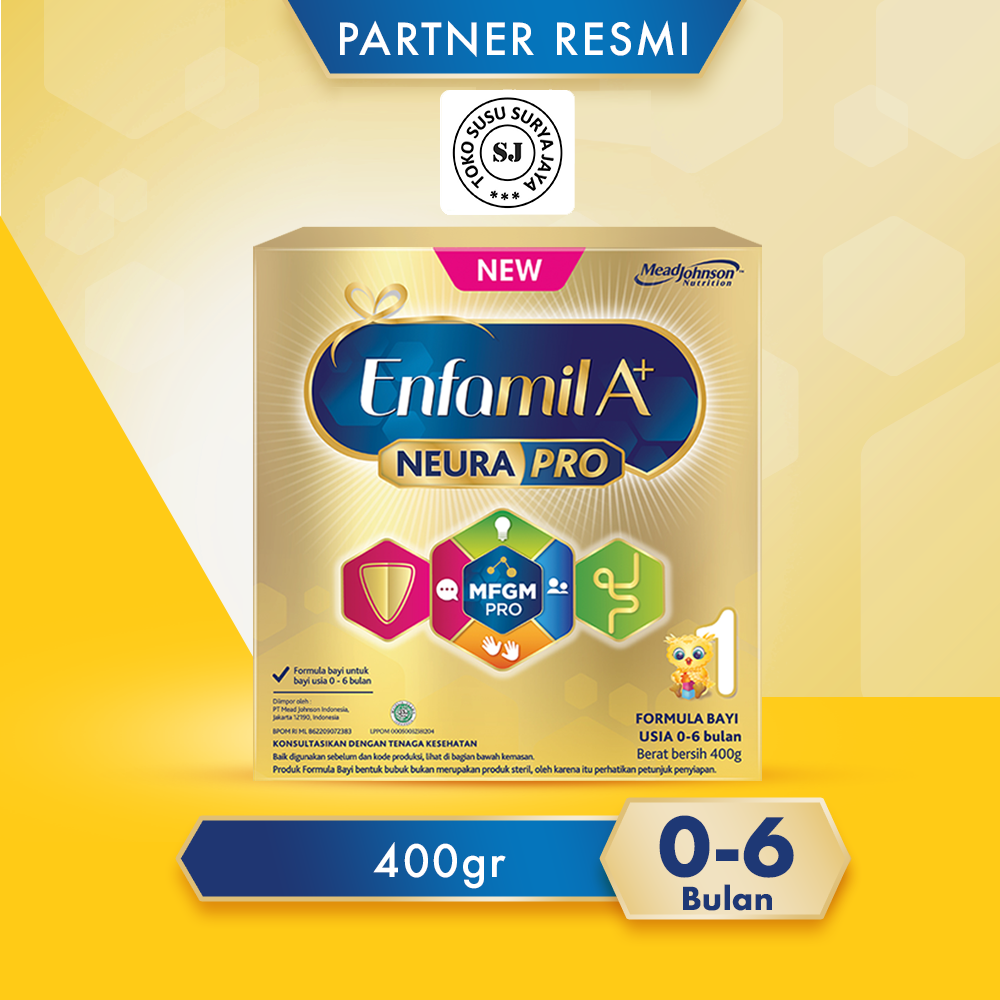 Enfamil A+ Tahap 1 kemasan 400 gr