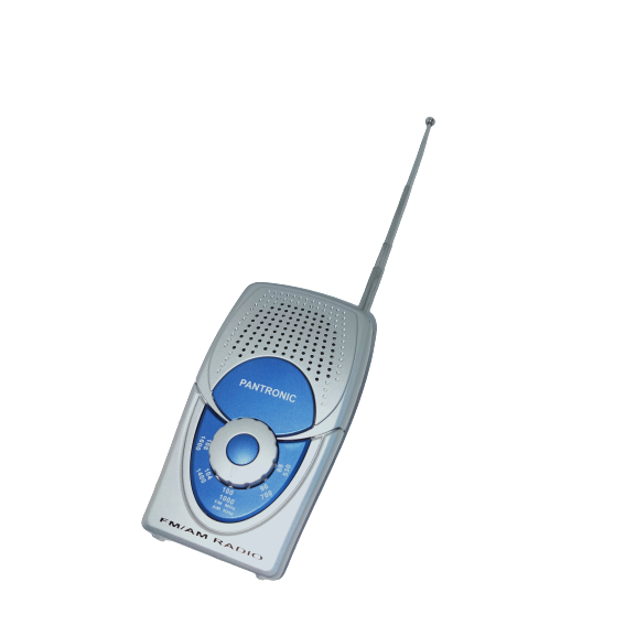 Radio FM AM Mini Portable Radio Free Earphone dan Baterai