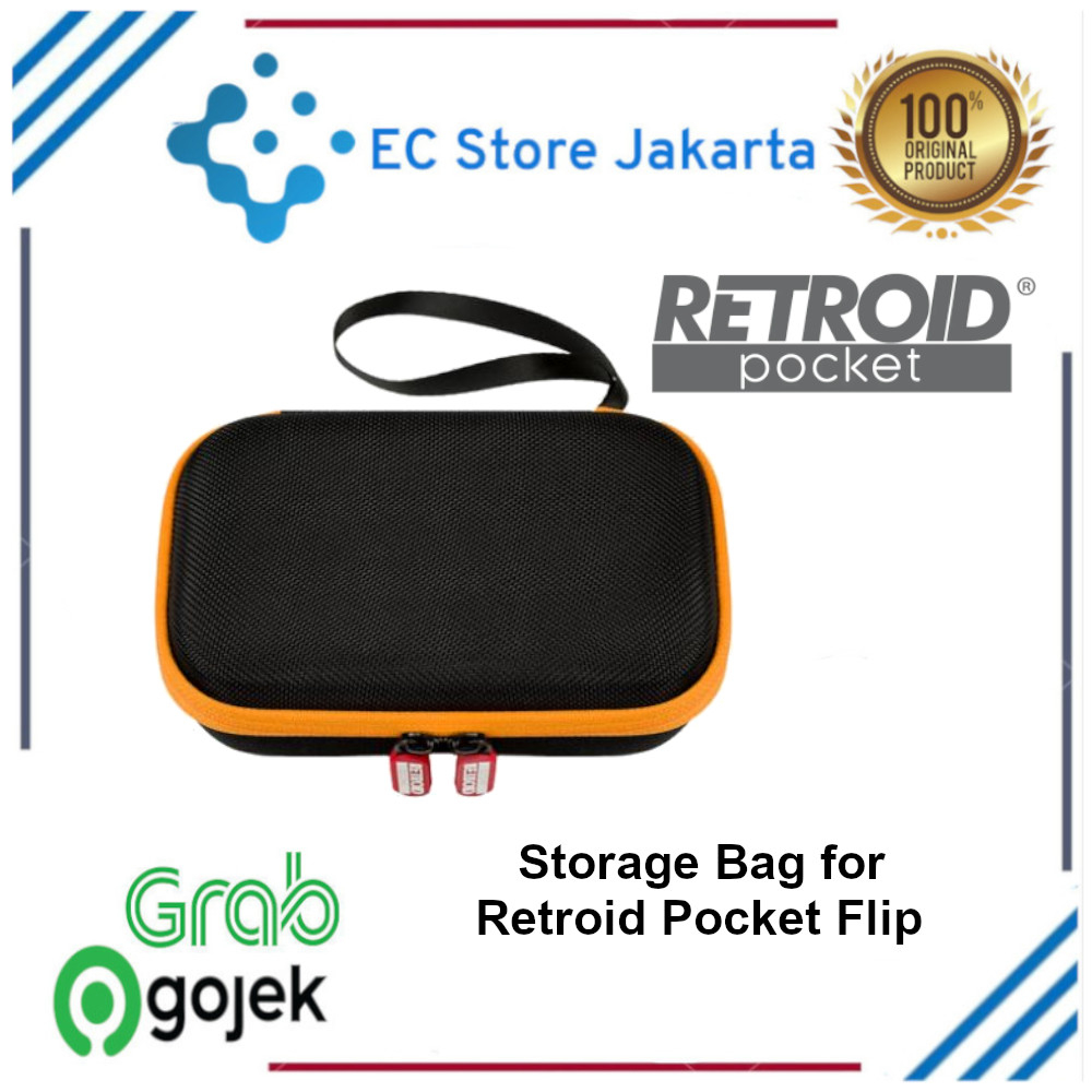 Tas Carrying Case Storage Bag for Handheld Console Retroid Pocket Flip