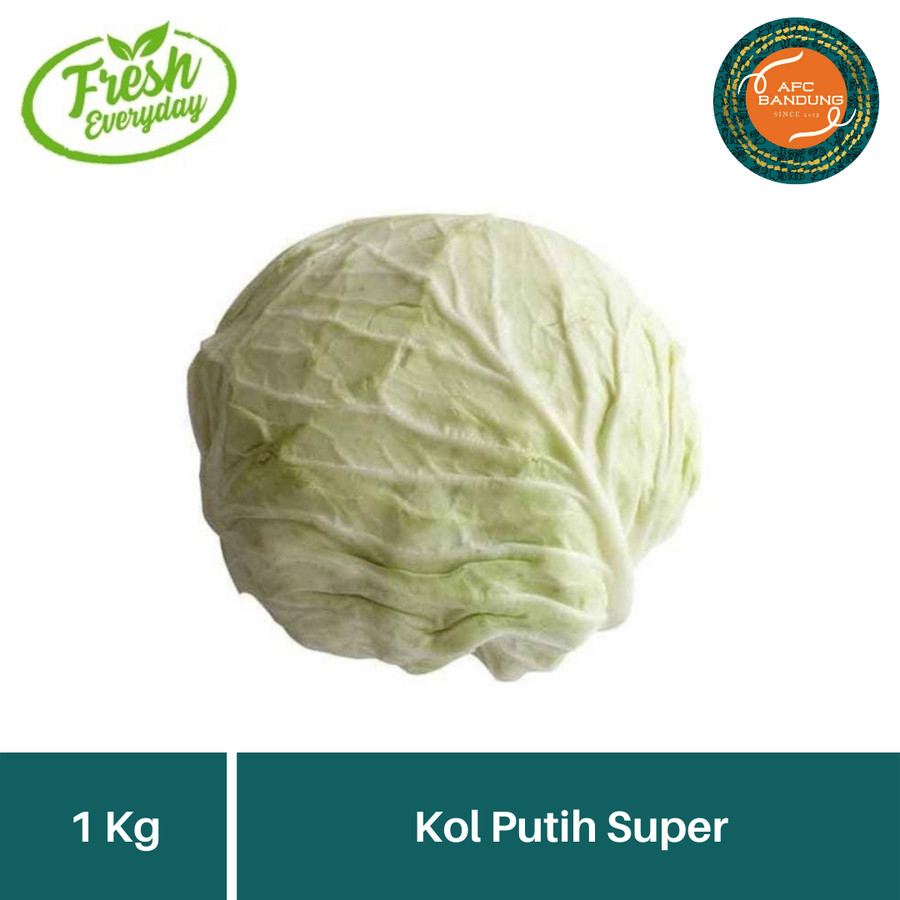 

Sayur Kol / Cabbage / Kol putih super fresh Kemasan 1 kg