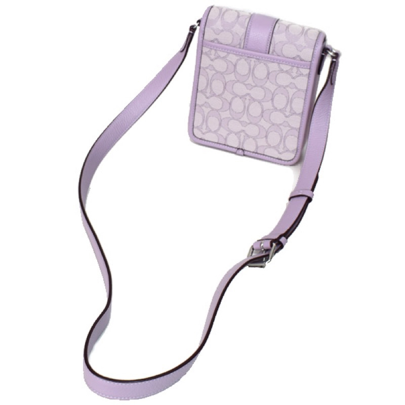 Coach North/South Lonnie Crossbody In Signature Jacquard (C 8312)