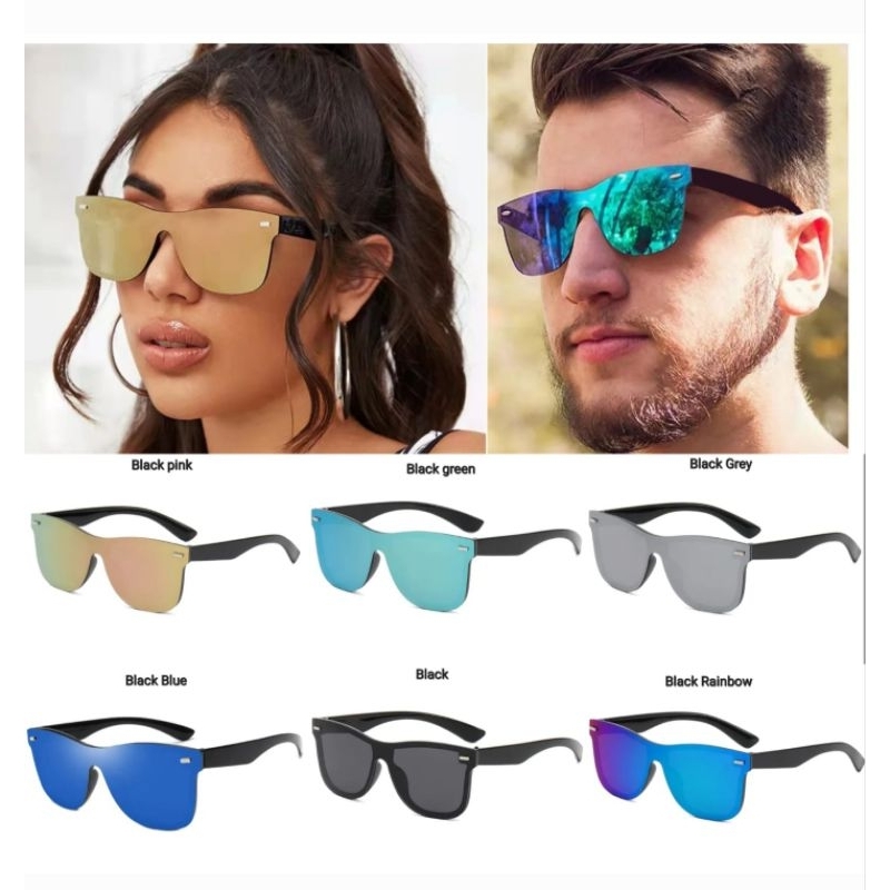 Kacamata Fashion Sunglasses Unisex Kaca mata Gaya Pria Wanita