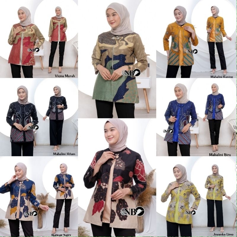 BLUS BATIK SERAGAM / BLUS BATIK MODERN / BLUS BATIK TERBARU