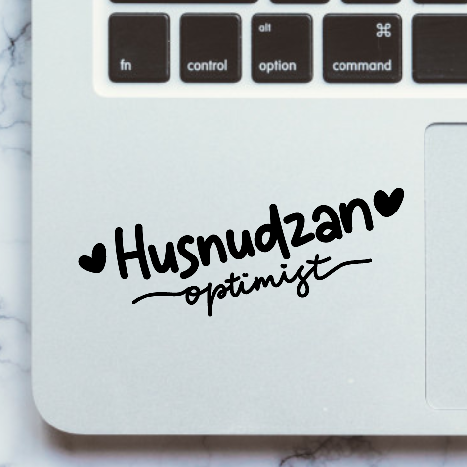 Sticker Husnudzan Quote Islam Stiker Aesthetic Stiker Laptop Stiker Tumbler Stiker Muslim Decal Wate