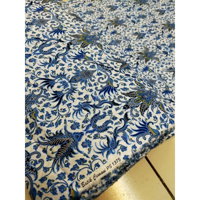

Kain Batik Cemani PS 1375. Bahan Katun Batik Bakal Sekolah Seragam Guru Murid Per 1/2meter = 50 cm =