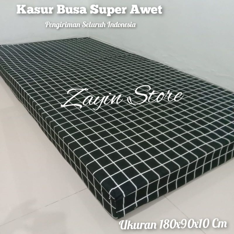 Kasur Lantai Busa Berkualitas Super Awet Ukuran 180x90x10 Single / Muat 1 Orang Dewasa (Potongan Busa Berkualitas)