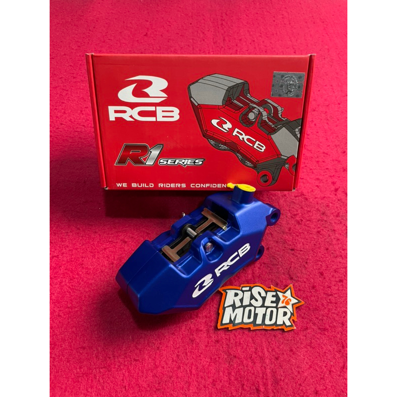 KALIPER RACING BOY RCB 4 PISTON R1 BIRU