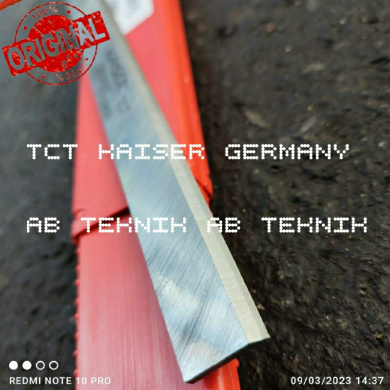 pisau serut tct kaiser 200 x 18 x 3 mm mata pisau serut kayu ketam kayu sugu pasah kayu mesin serut 