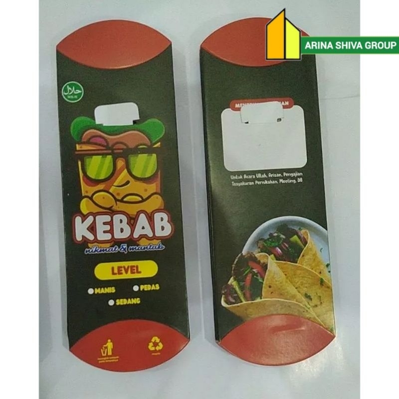 

50 LEMBAR KERTAS KEBAB TARIKAN UKURAN 25 × 9,5 CM HIGH QUALITY PAPER CRAFT TEBAL PRODUK TERBARU | KOTAK KEBAB KEKINIAN | DUS KEBAB VIRAL TIKTOK | KEMASAN KEBAB KEKINIAN | BOX KEBAB VIRAL | ARINA SHIVA GROUP 5956