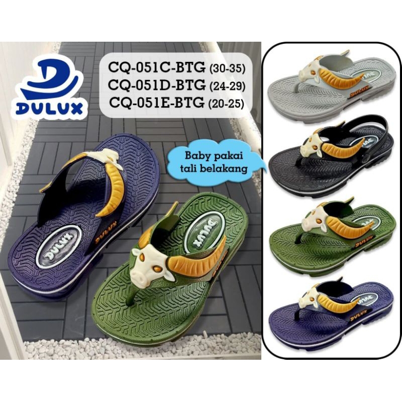 SANDAL KARET ANAK BULL DULUX CQ - 051 C UK 30-35