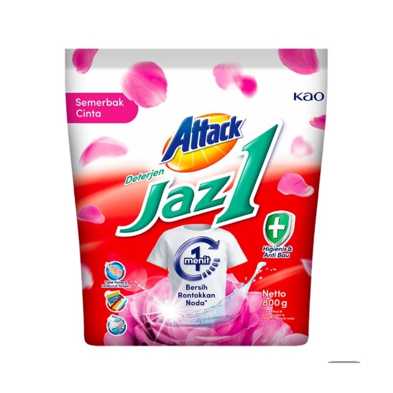 Attack Jaz1 deterjen bubuk 800 gram
