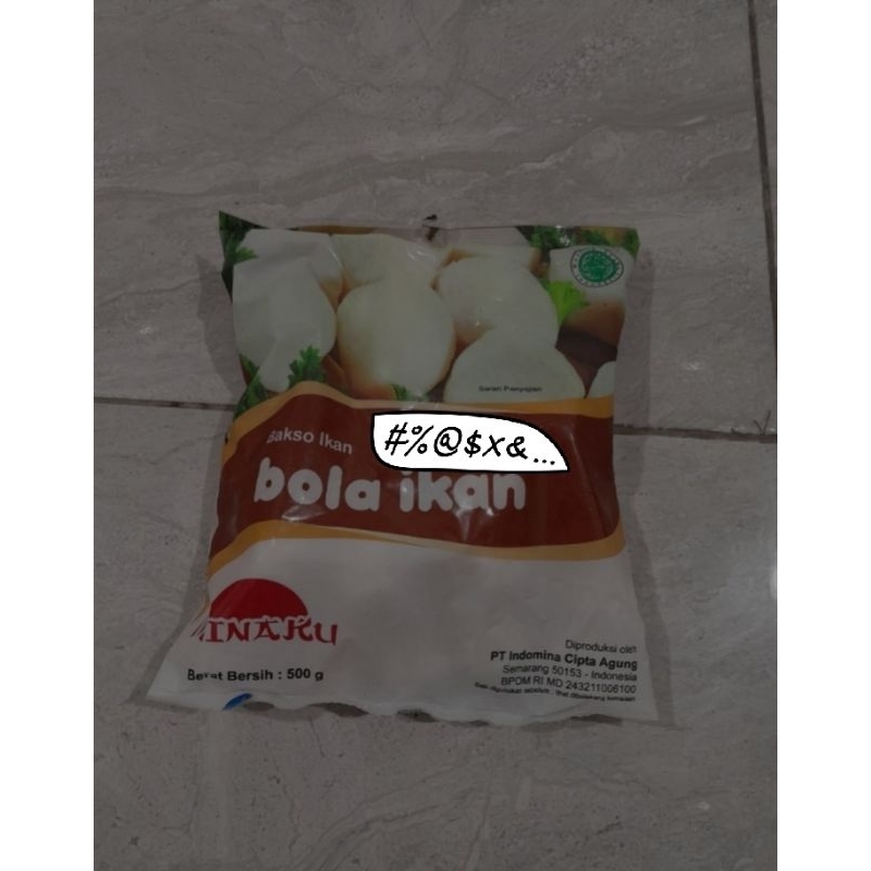 

minaku bola ikan 500gr