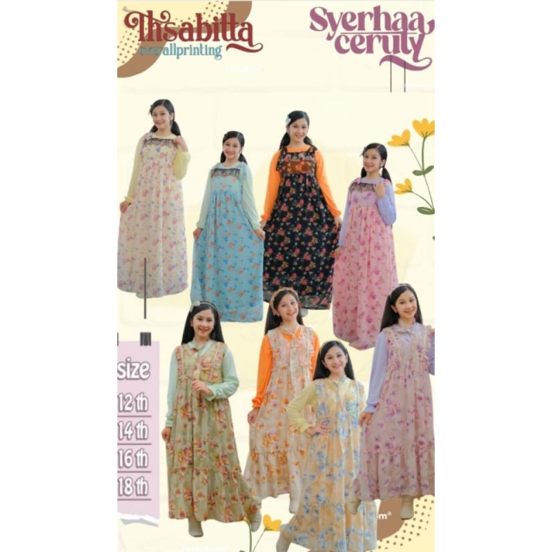 Syerhaa ceruty by Aeraaqu dress gamis syerhaa ceruty