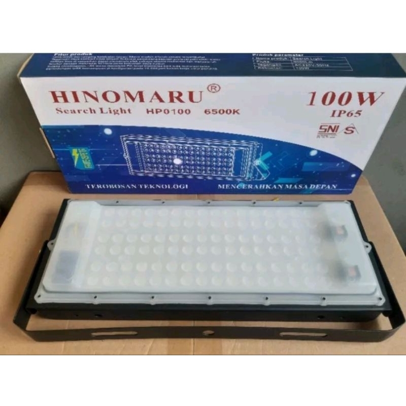 Lampu Tembak Hinomaru 100 Watt Cahaya Putih dan Kuning / Lampu Sorot Hinomaru 100 Watt / Floodlight 