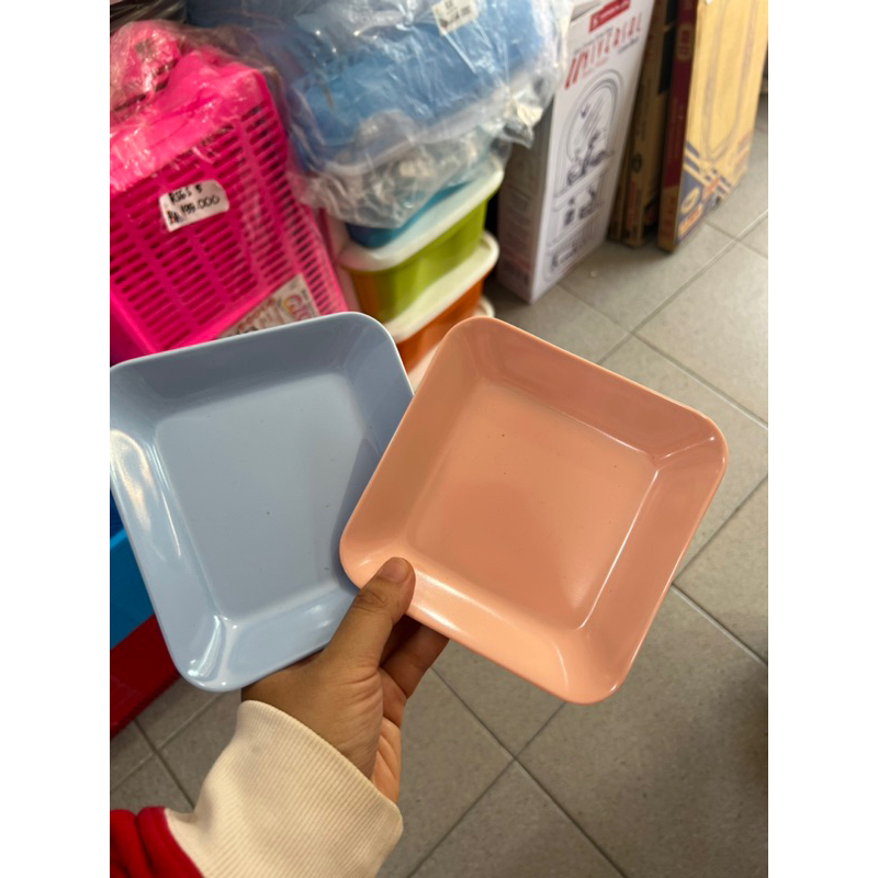 (1pcs) PIRING MELAMINE VANDA MASPION PERSEGI