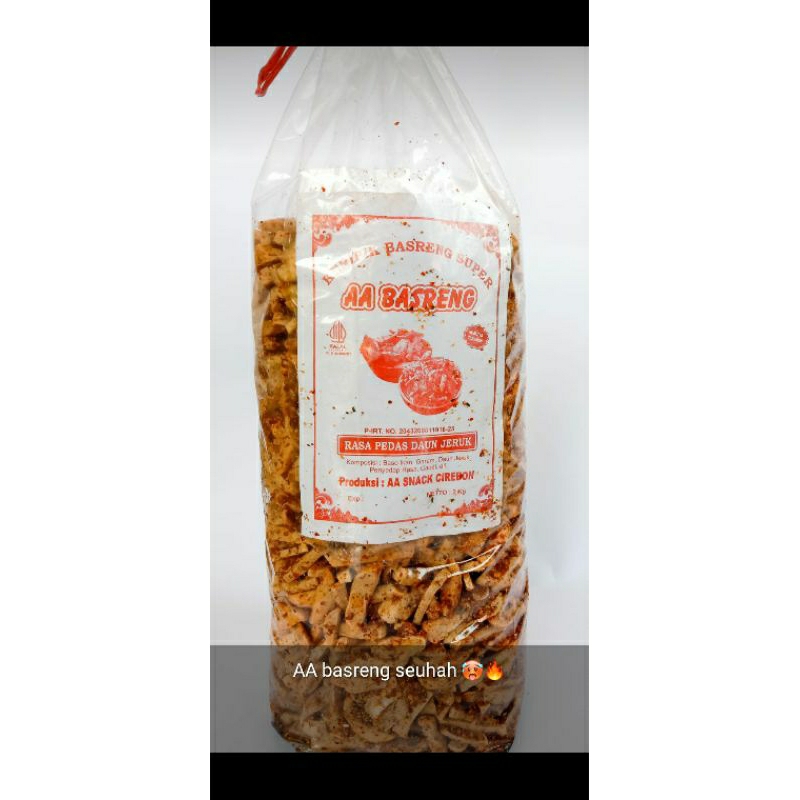 

Basreng | Bakso GorengStik Kriuk Pedas Daun Jeruk Kemasan 250g