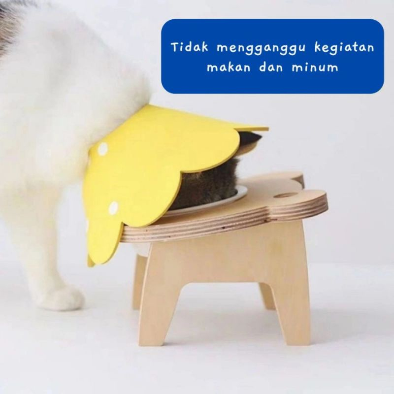 Collar Spon / Corong Penutup - Collar Pelindung Leher Kucing Anjing FEFARM