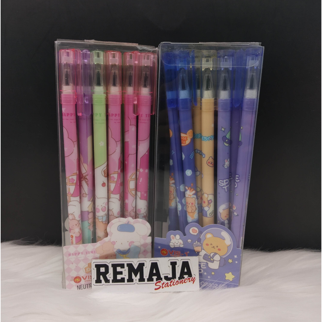 

Bolpoin / Pen Gel Fancy VIS-1 Per Pack