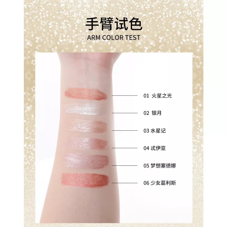 Lameila Lamailai Glittering Liquid Eyeshadow 5 Warna LMl1025