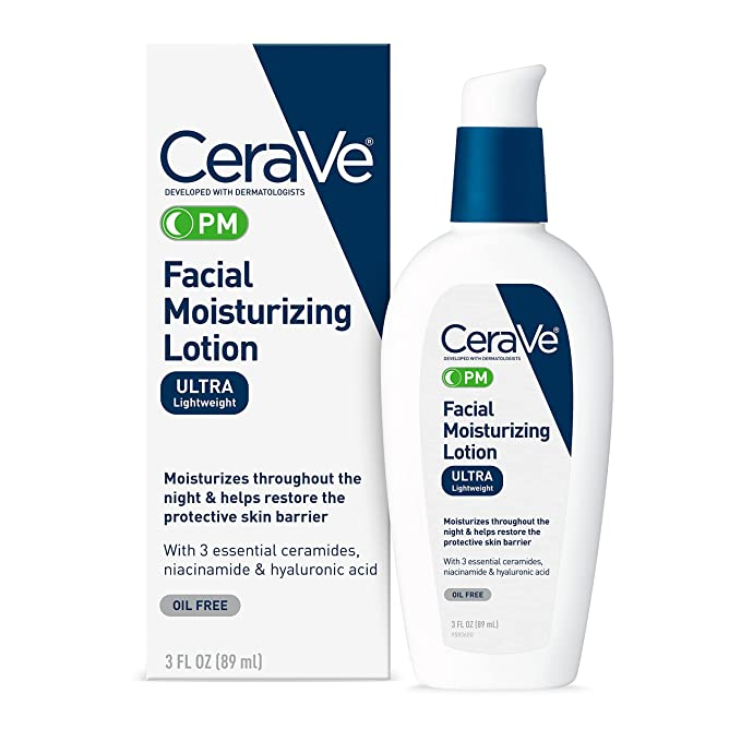 CeraVe AM/PM Susu Pemperbaikan Lotion 89ml Penyegarkan Penyegarkan Pemperbaikan dan Pemputih