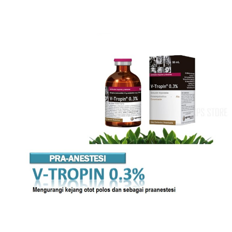 V-TROPIN Atropin Sulfat Injeksi Untuk Hewan