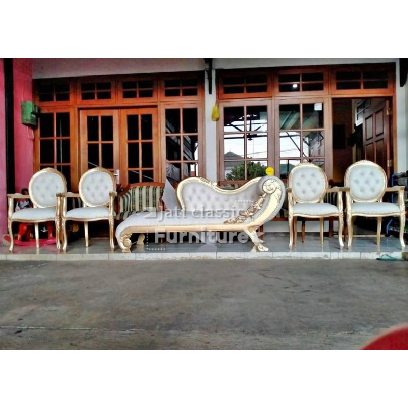 kursi pelaminan / sofa pelaminan kualitas decor/kain oscar/11211