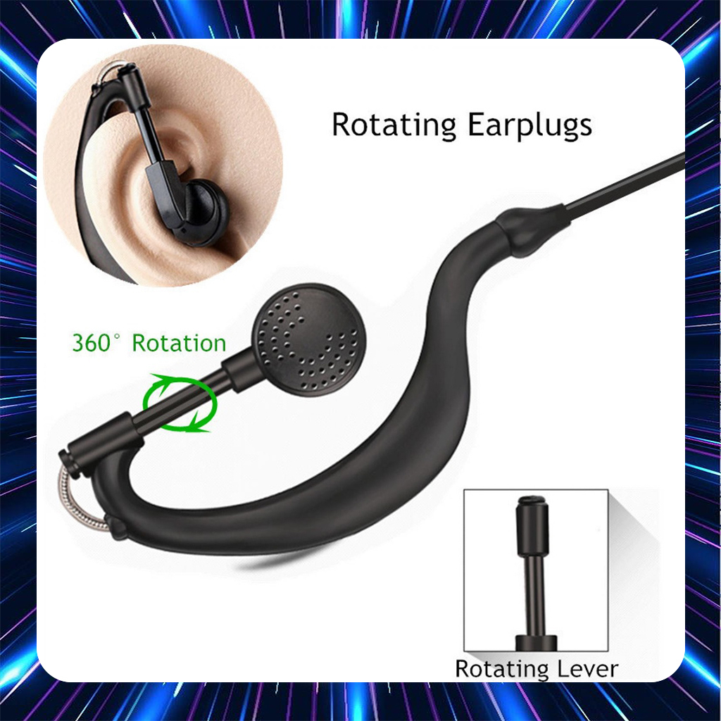 EARPHONE WALKIE TALKIE WLN KD C160 HEADSET