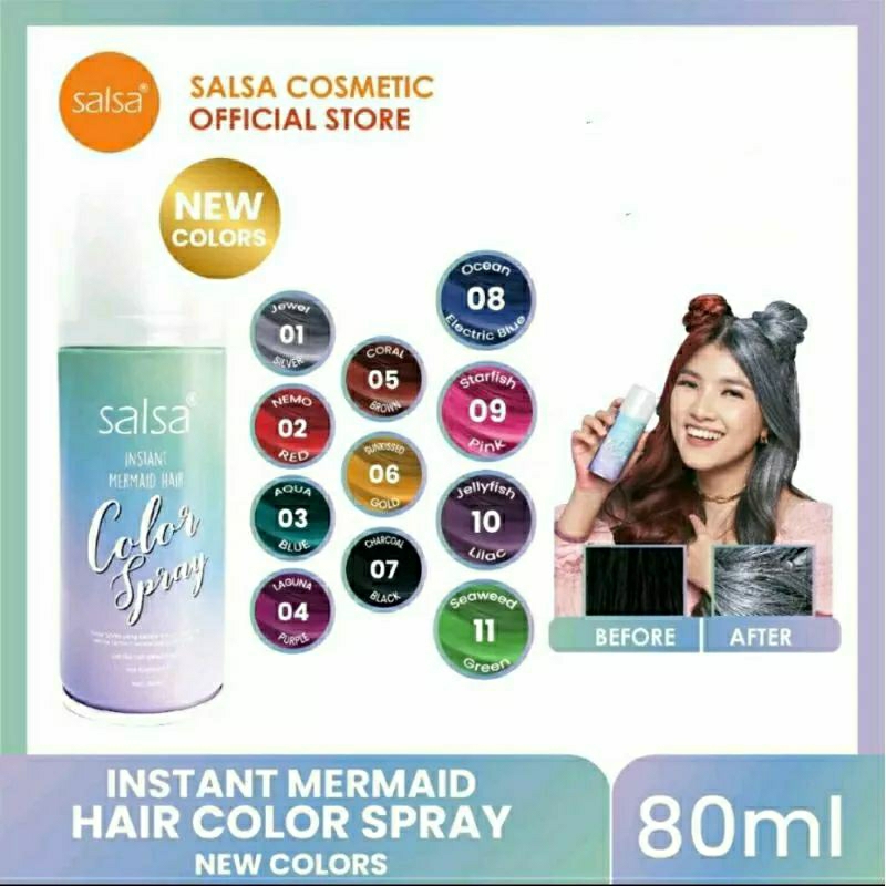 Salsa Instant Mermaid Hair Color Spray