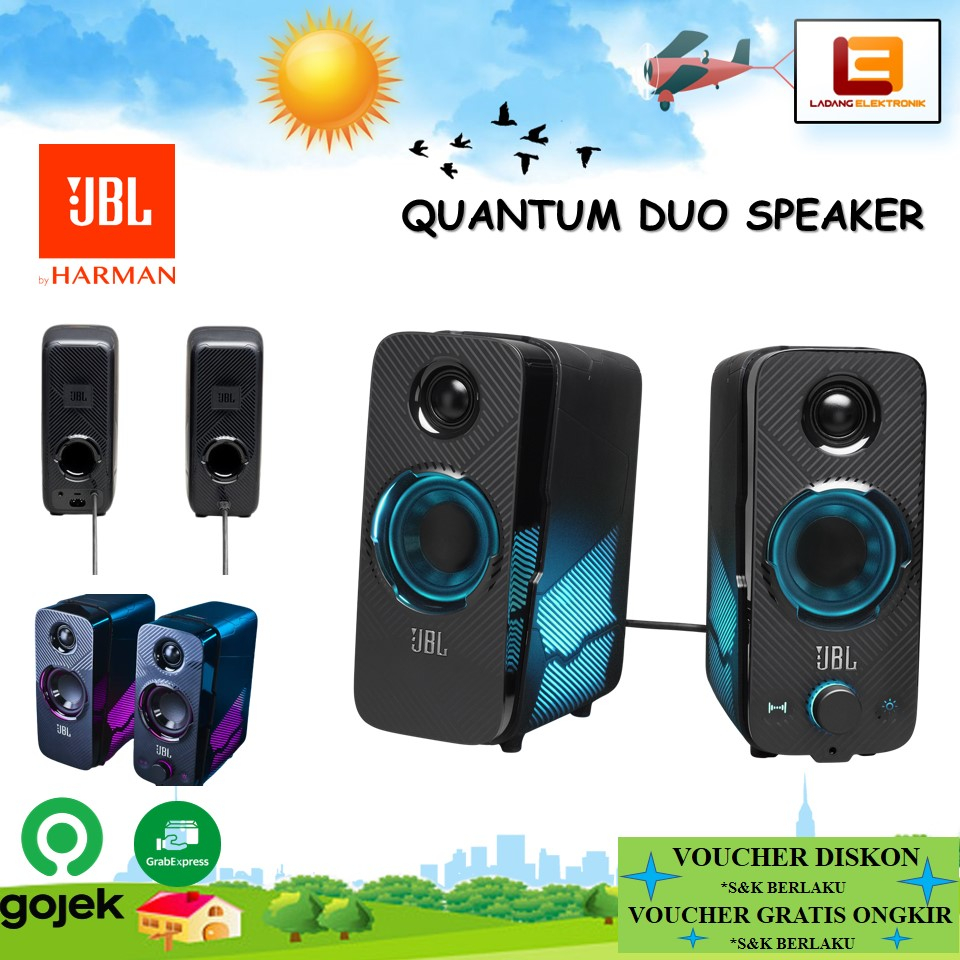 JBL Quantum Duo Speaker PC Gaming With RGB QuantumDuo Speaker PC Gaming