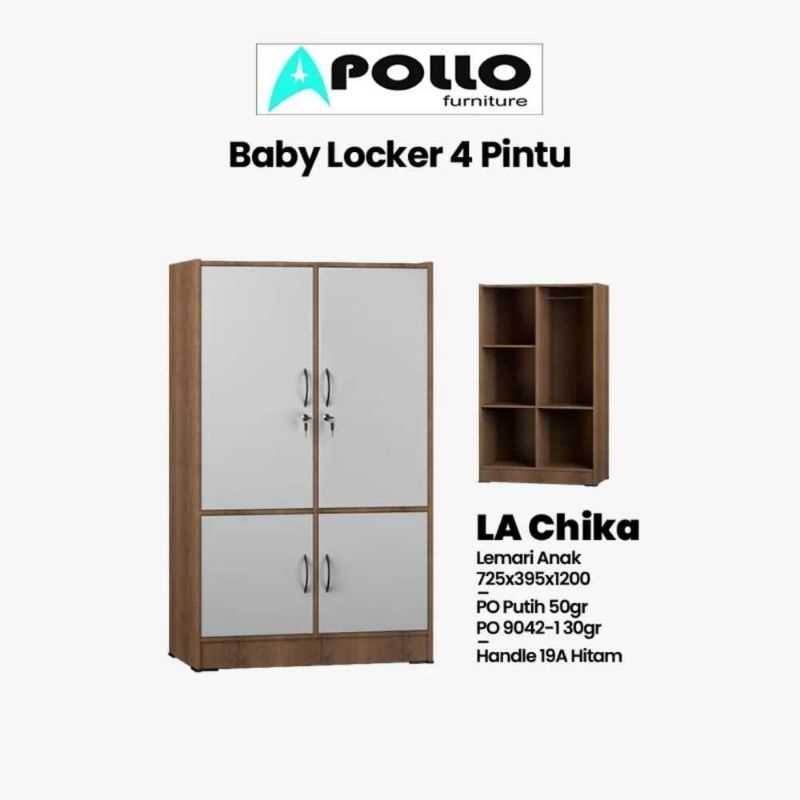 lemari anak 4 pintu baby locker 4 pintu