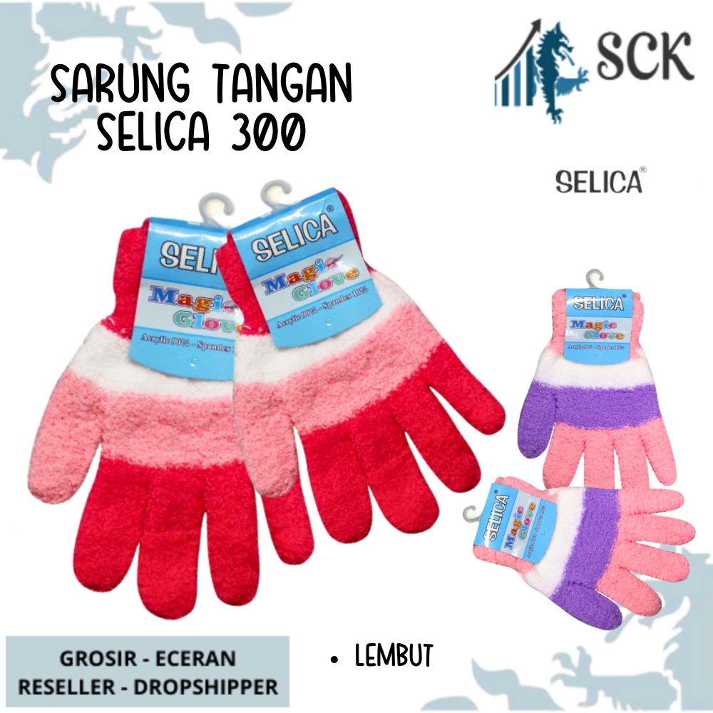 Sarung Tangan SELICA 300 Polos WARNA / Sarung Tangan Perempuan Dewasa Wanita / Perlengkapan Otomotif - sckmenwear GROSIR