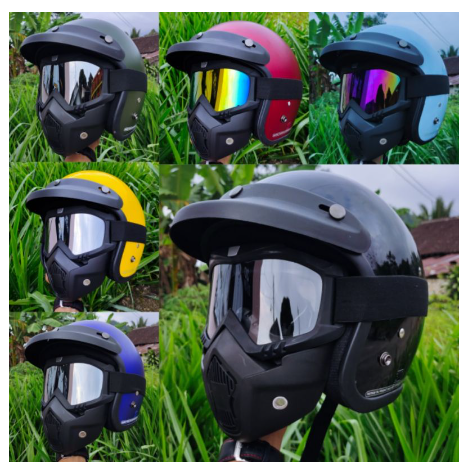 READY//HELM BOGO DEWASA GOGLE MASK RETRO
