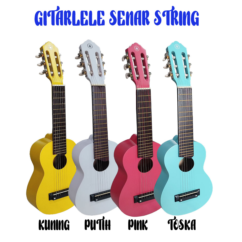 Gitarlele Akustik Elektrik 7545R Custom Terbaru senar nilon