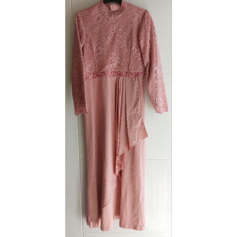 Dress Brokat Pink Blush Salem