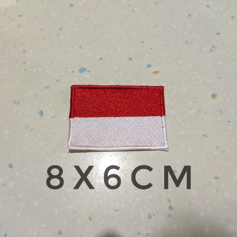 Bordir Bendera Merah Putih / Patch Merah Putih