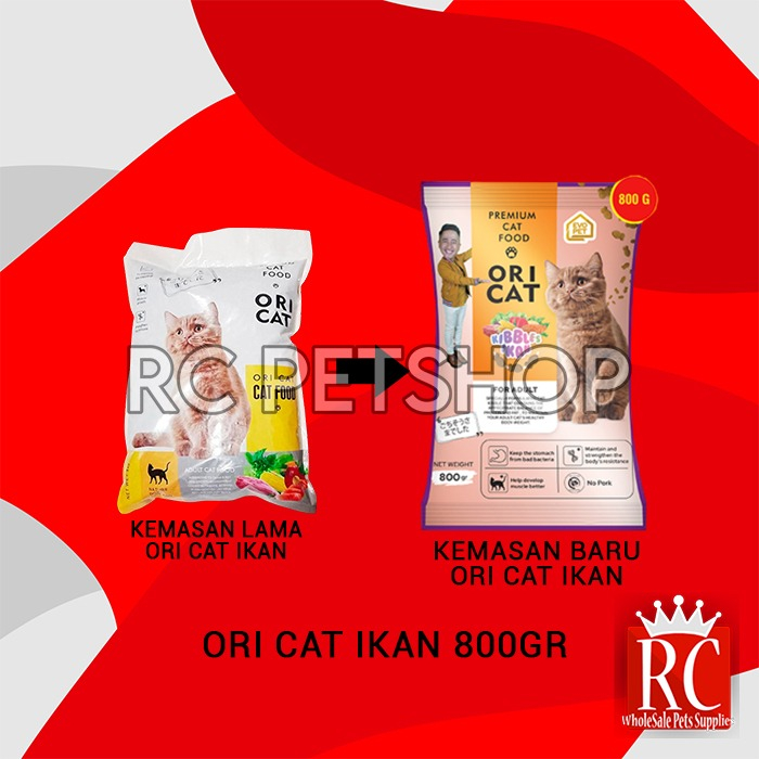 Makanan Kucing /Cat Food Ori Cat Repack 1Kg