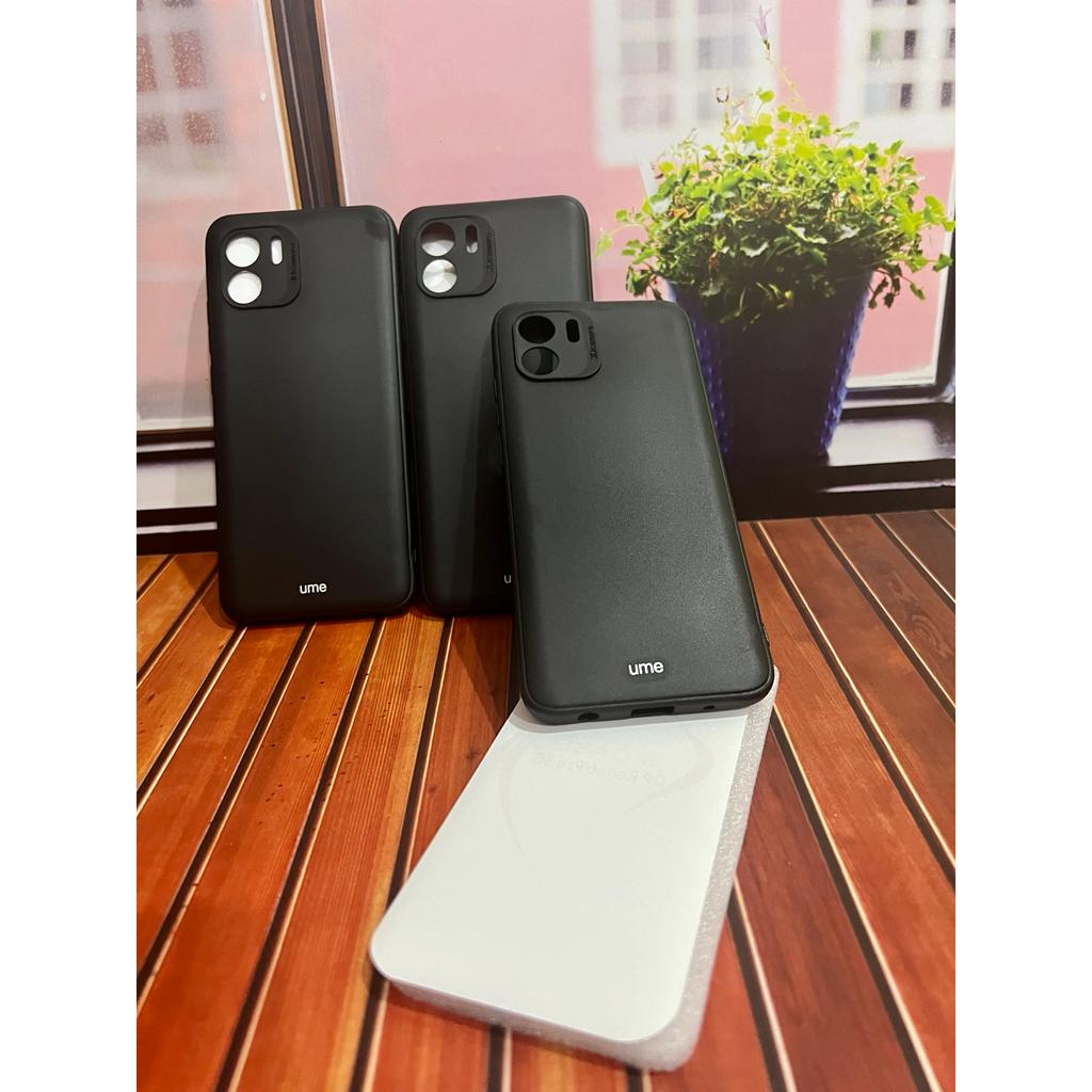 CASING XIAOMI REDMI A2 UME MATTE SOFTCASE SILIKON BLACK DOVE PROTECTION CAMERA