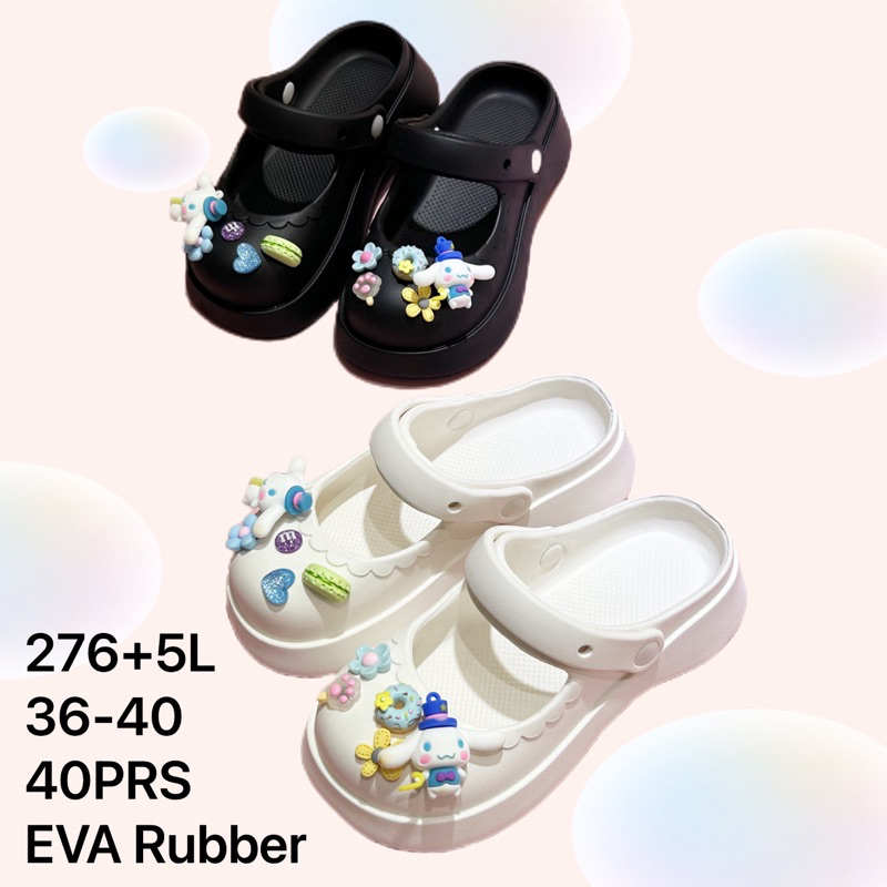 SEPATU SANDAL WANITA IMPORT EVA RUBBER BALANCE 275+5L