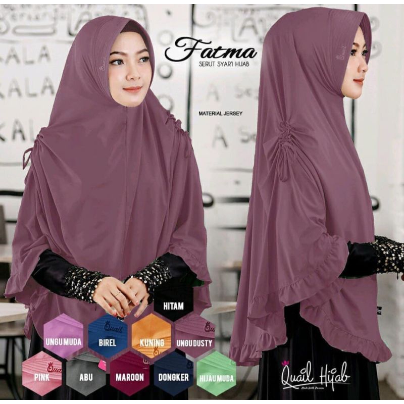 Bergo Fatma quail hijab