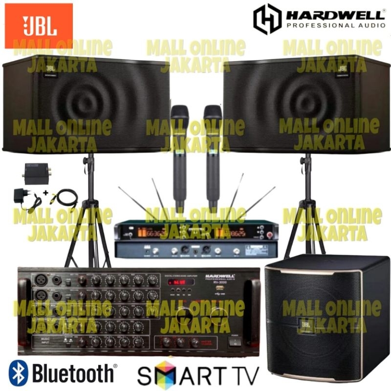 Paket karaoke jbl 12 inch sound system rumah premium subwoofer aktif jbl pasion12 12 inch