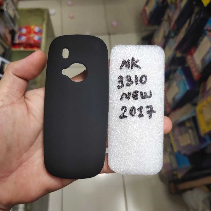 Soft case karet nokia 3310 new / 3310 2017 . N230 / NOKIA 230 karet hitam Murah meriah