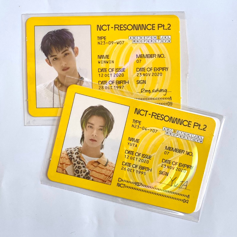 id card resonance winwin yuta