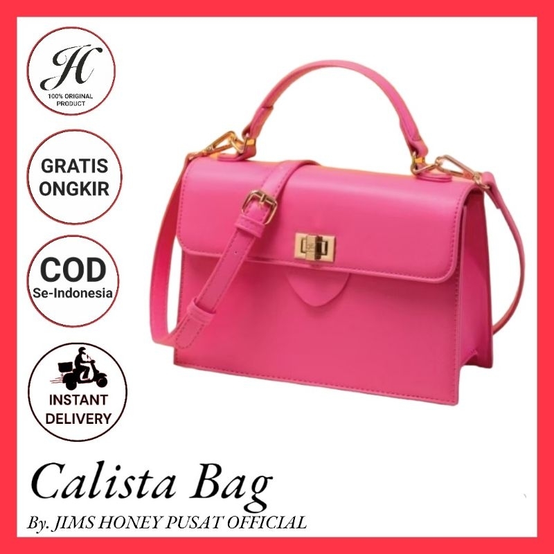 Tas Selempang Jimshoney Calista Bag Daily Waork Original Jims Honey - Tas Wanita Sling Bag Satchel