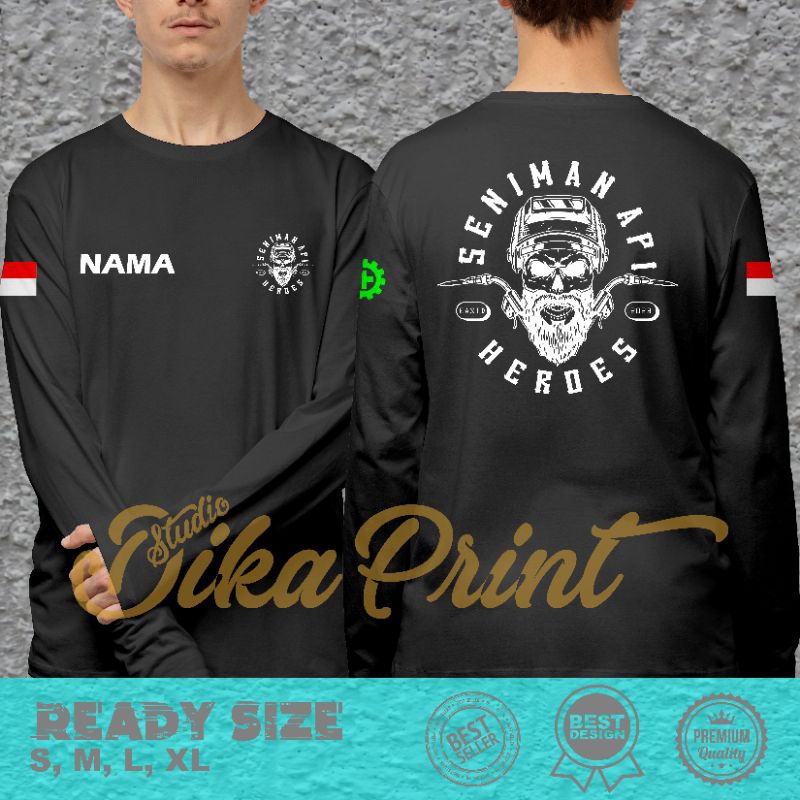 Kaos Welder Seniman Api Heroes