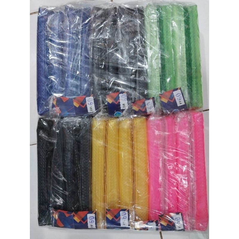 

tempat pensil bahan polos warna/tempat pensil bahan warna/tempat pensil ff 60/tempat pensil