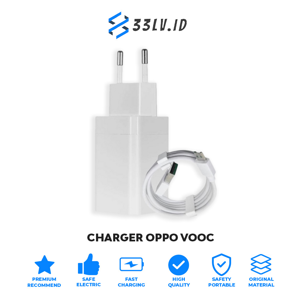 【33LV.ID】 charger oppo vooc 4a fast charging ak-779